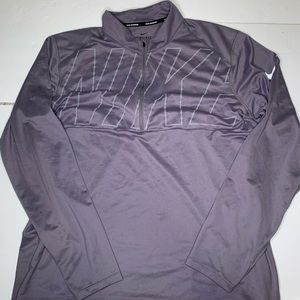 Nike running zip up shirt